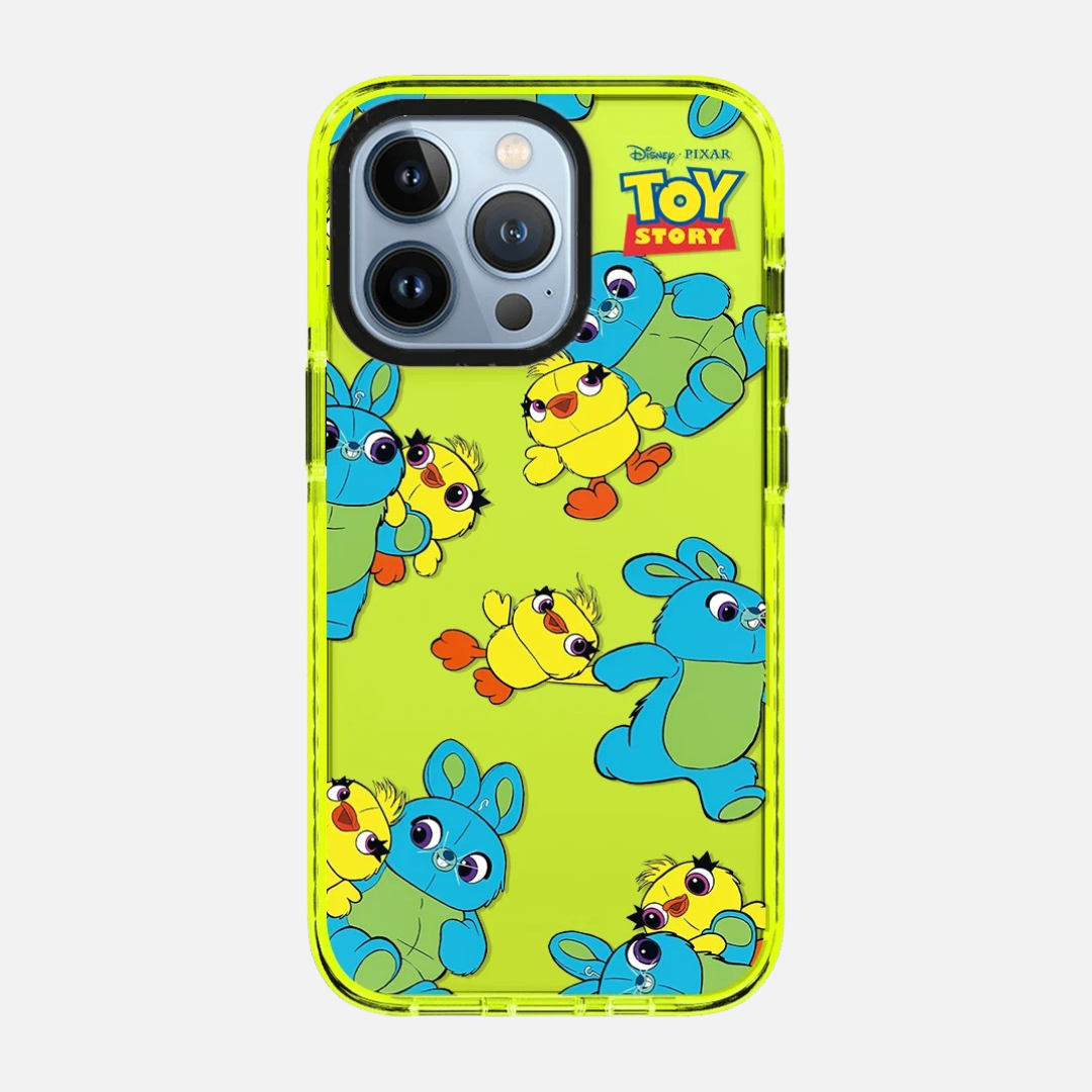 Capa de Iphone Toy Story Bunny & Ducky Glamour Verde